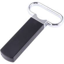 Tragbarer Weinflaschenöffner aus Aluminiumlegierung, schwarz, schlichtes Design, robust, abnehmbar