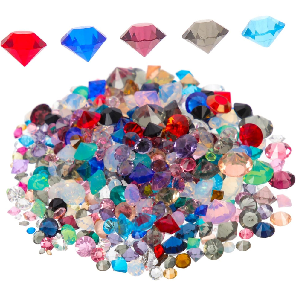 Hkhbjs 1Bag Mixed Rhinestones Nail Art Pointed Diamonds Manicure Diy Supplies Nail Decors Ornaments
