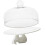 Cake Stand Cupcake Holder Bread Tray White Glass Ceramic 1