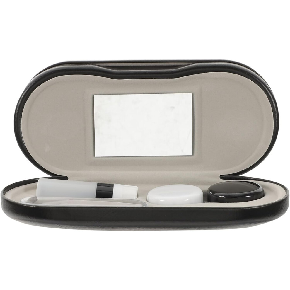 Hkhbjs Portable Hard-Shell Glasses Case Double Layer Glasses Organizer For Eyeglasses And Sunglasses For Travel And Home Use