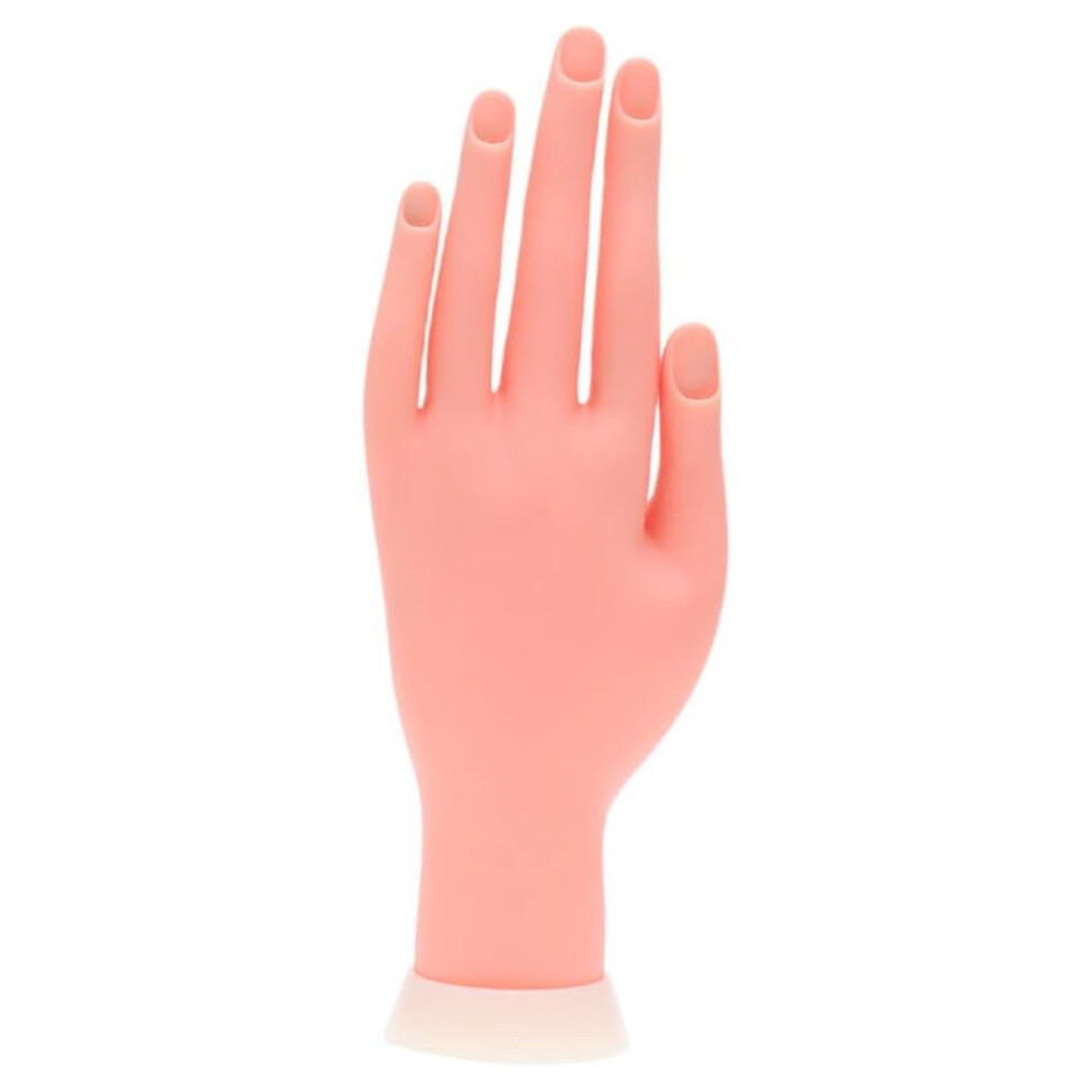 Hkhbjs Nail Art Practice Hands Pvc Fake Hand Model Movable Fingers For Manicure Tools Nail Tips Insertable Model Tool