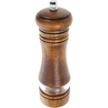 Handpfeffer mit Keramikkern und Salz, großes Fassungsvermögen, Korpus aus Holz und Acryl