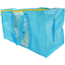 Opbergtas voor kleding en beddengoed met venster en handvat, multifunctioneel.