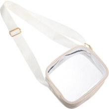 Kleine Umhängetasche, leichte Schultertasche für Damen, ideal für Reisen und Outdoor-Aktivitäten, weiß