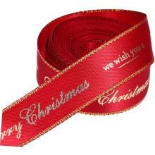 Árvore de Natal decoração fita fita para embalagem e embalagem estilo elegante