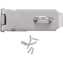 Ruostumattomasta teräksestä valmistettu oven solki, teräksinen lukko, salpa turvaportin lukkoon, helppo asentaa, ovenlukot, salpa ilman porausta