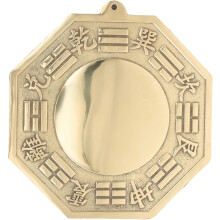4 Inch Protective Evil-repelling Mirror Craft Decor Copper Antique Style Delicate Chic Avoid Evil Peaceful