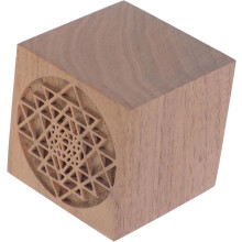 Duftdiffusor aus Holz für Auto und Zuhause, Aromatherapie-Holzblock-Würfel
