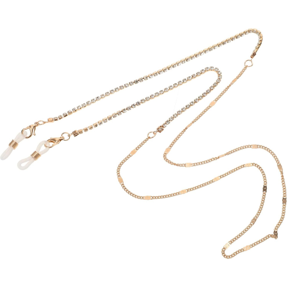 Hkhbjs Golden Eyeglass Chain Women's Eyewear Retainer Strap Anti-Skid Glasses Holder For Sunglasses Fashion Accessory