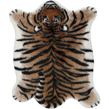 Anti-Rutsch-Teppich in Tigerform aus Acrylfasern und Dacron-Material für Schlaf- und Wohnzimmer