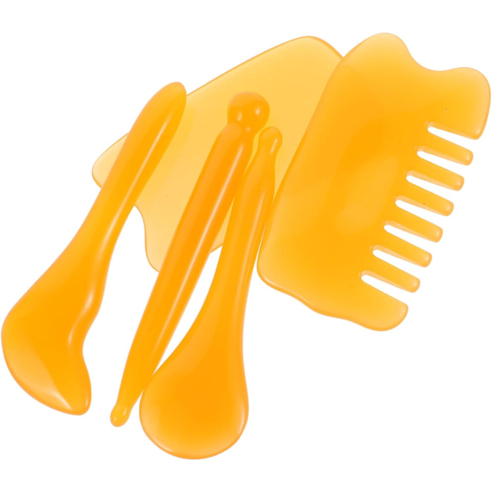 Hkhbjs Resin Gua Sha Tool Set Face Body Massage Scalp Gua Sha Massager Tool Kit