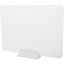 Escudo de Privacidade Acrílico de Escritório com Base de Plástico – Divisor de Mesa Freestanding 30x40cm