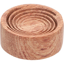 Ätherisches Öl-Diffusor aus Holz für Auto und Zuhause, nicht elektrischer Duftdiffusor mit Rosenholz-Finish und Zubehör