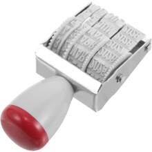 Verstellbarer DIY-Datumsstempel (Tag, Monat, Jahr) für Planer und Notizbücher