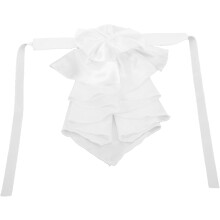 Retro-Schal mit Fliege für Damen, abnehmbarer, weicher Nackenschutz für unterwegs, ideal als Accessoire.