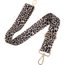 Verstellbarer, 3,8 cm breiter Schulterriemen mit Leopardenmuster und Metallhaken