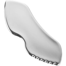 Gua Sha Werkzeug aus Edelstahl, Gesichts- und Körpermassagegerät, Kinnschaber, tragbares Gua Sha Werkzeug