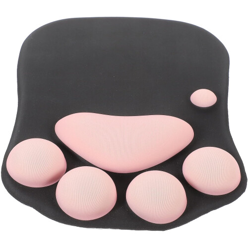 Pata de gato Silicone Mouse Pad com apoio ao pulso 3D ergonômica mesa mouse mat