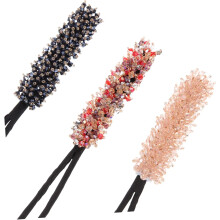 3pcs Crystal Hair Bun Maker for Women Easy Bun Maker Glitter Hair Accessories for Women Styling Tool for Boys and Girls Random Color