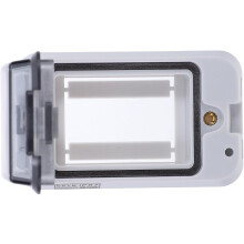 Cutie de joncțiune din plastic impermeabilă pentru panouri electrice, cu întrerupător cu 2 căi, cutie de protecție, rezistentă la praf
