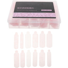 120pcs Snowflake Nail Art Molds Silicone Carving Stencils