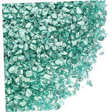 1 sachet de breloques en verre irrégulier pour nail art (accessoires pour ongles).