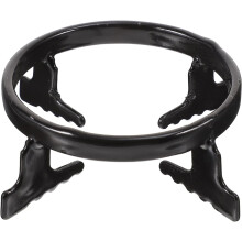 Gasherd-Ablage, Kaffeekannenständer, Eisen, glatte Oberfläche, stabiler Stand, schwarz, für den Heimgebrauch