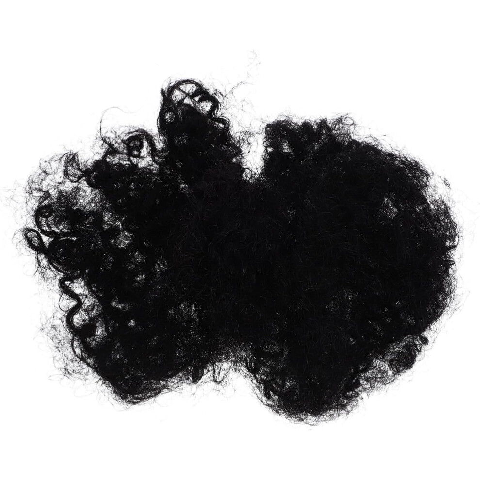 Hkhbjs Unisex Black Real Human Bulk Hair 30G Natural Twist Locks Afro Dreadlock Extensions For Wig Repair And Diy Hairpiece For Women