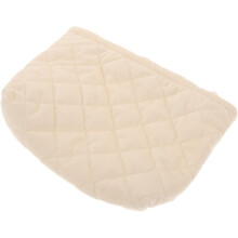 Bolsa de maquiagem de peluche de xadrez acolchoada bolsa organizadora grande capacidade saco cosmético de viagem