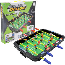Mini-Tischfußballspiel mit 6 Stangen für Erwachsene, kompaktes Partyspiel