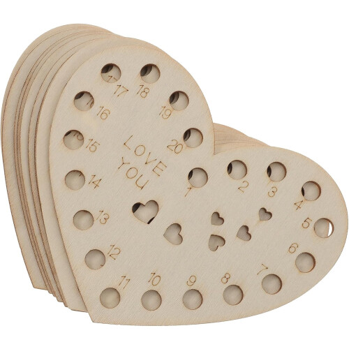 Cross Stitch Thread Holder Wooden Organizer Embroidery Floss Storage Tool with Thread Board