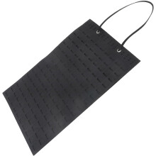 Hängender Ohrring-Organizer aus Filz, Hängender Ohrring- und Halskettenhalter, Schlichtes Design, Schwarz