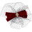Eleganter Haarschmuck mit Schleife und Netzschleier 1