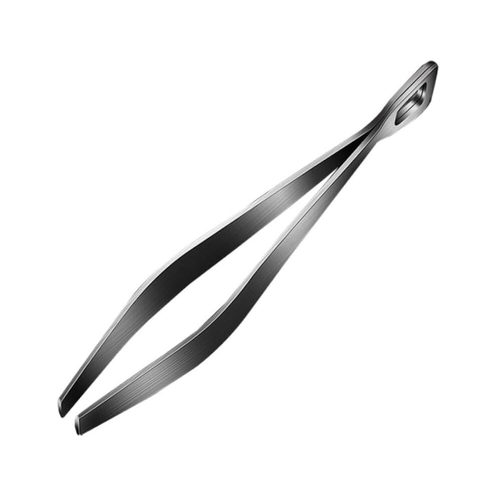 Hkhbjs Stainless Steel Pig Hair Clip Hair Tweezer Kitchen Plier Tip Spring Removal Tweezers