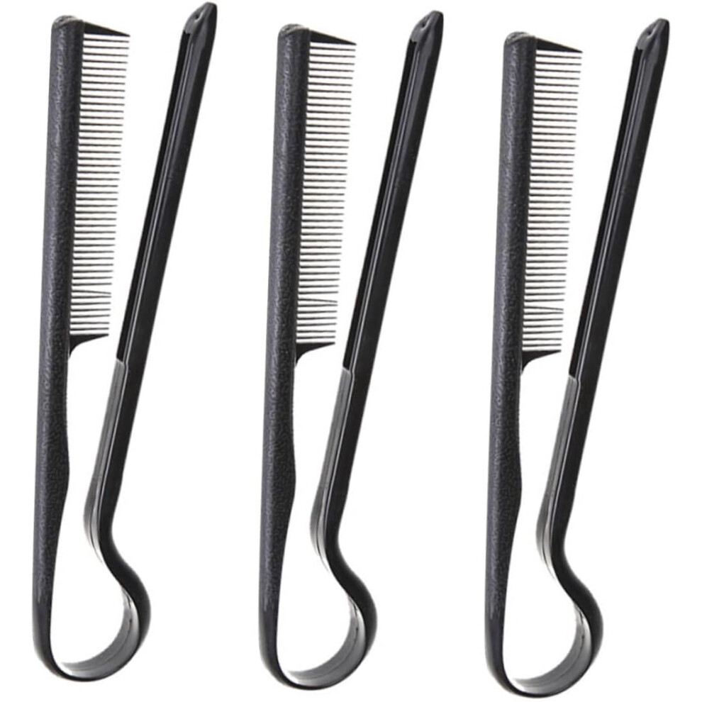 Hkhbjs Unisex 3Pcs Shaped Plastic Hair Comb For Straightening Hair Styling Comb For Hairdressing Salon Use