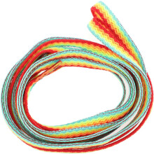 Regenbogenfarbene Schnürsenkel aus Polyester für Jungen- und Mädchen-Sneaker, Sportschuhe, Herren-Schnürsenkel, elastische Schnürsenkel