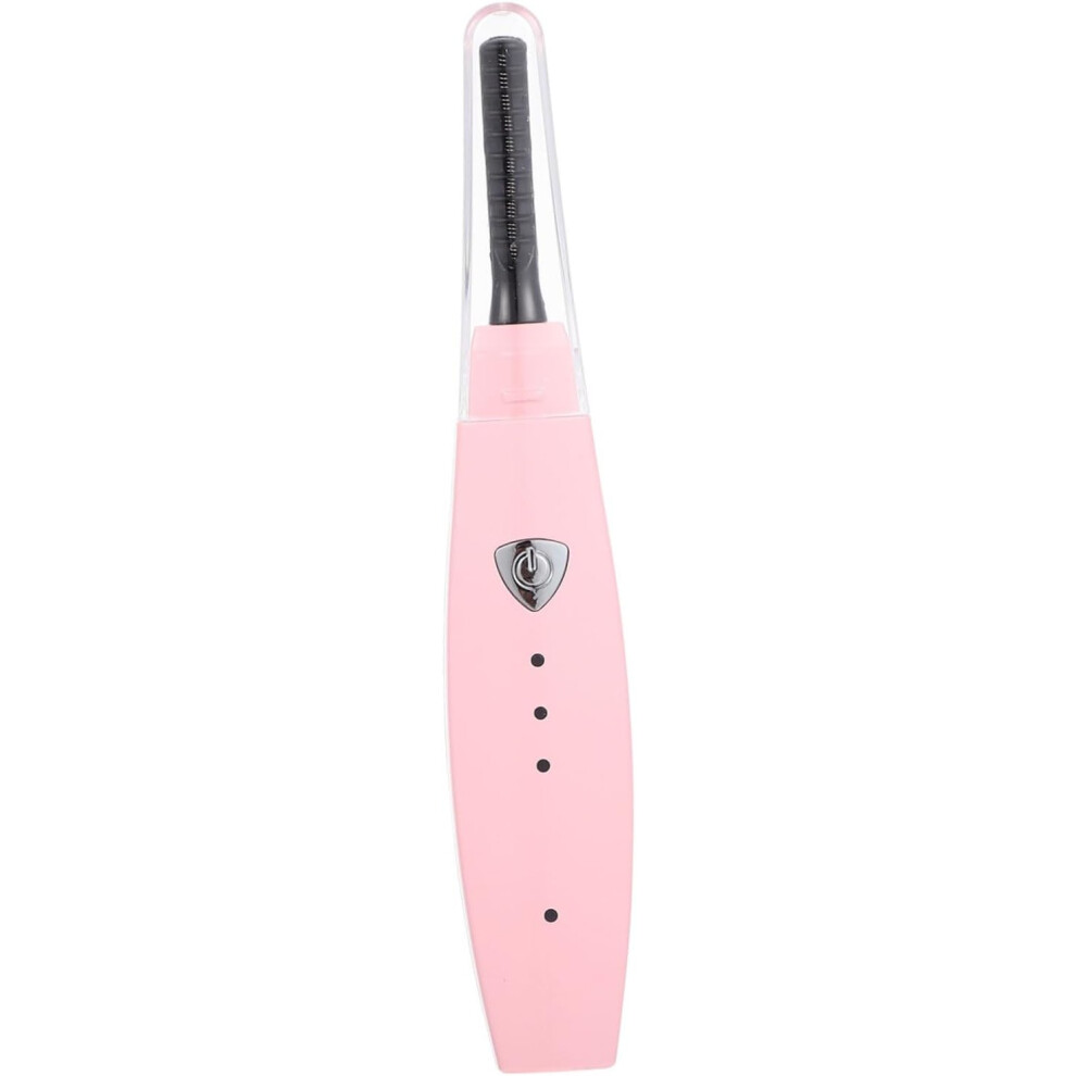 Hkhbjs Pink Usb Rechargeable Electric Heated Eyelash Curler Portable Eyelash Curling Tool