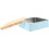 Square Metal Cookie Tin Box Lid for Present Giving, 1pcs Baking Packaging Storage Container 1