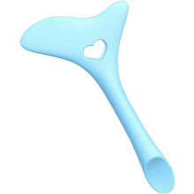 Outil en silicone pour eyeliner et mascara, accessoire de maquillage multifonctionnel bleu