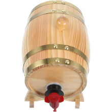 Cubo de madera para almacenar cerveza y vino, 0,8 L, estilo retro, multiusos.