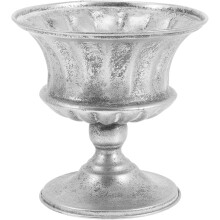 Retro-Blumentopf aus Eisen, Pflanzgefäß, Urne, Pflanzkübel für Veranda und Garten, Blumentopf aus Eisen, Sukkulentenvase