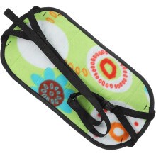 Hamaca portátil ajustable para pies de 48 x 24 cm para viajes en avión y uso en la oficina – reposapiés para debajo del escritorio