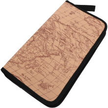 80pcs CD Holder Case Non-Woven Material Zipper Closure Design Full Range Protection Portable