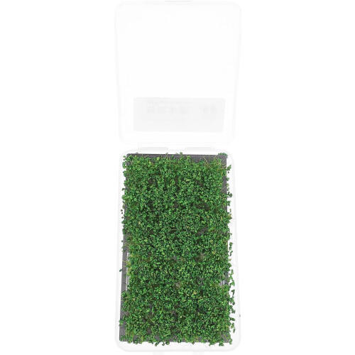 Faux Arbustos Modelo Deep Green Simulation Bush para DIY Modelo Trem Cenário