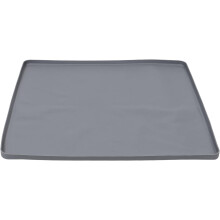 Silikon-Abtropfschale für Geschirrspüler, 60 x 60 cm, grau, wasserdicht, auslaufsicher