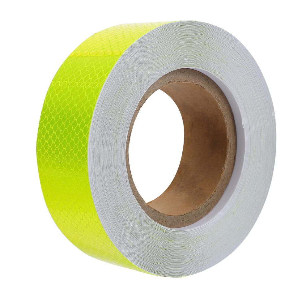Reflective Stickers Bike Tape Yellow Reflective Tape Vehicle Light Luminous Warning Fluorescent 8603788470014