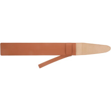 Tragbare Drumstick-Tasche aus PU-Leder mit sicherem Griff, Staubschutz, Trageschlaufe und Tragegriff, braun