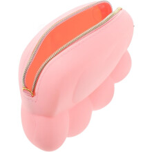 Bolsa de Moeda de Silicone Garra de Gato Bolsa de Mudança de Viagem Decorativa para Mulheres Portable Hand Carry Coin Bag