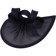 Chapeau haut-de-forme rétro avec pince à cheveux et chapeau bibi en maille pour femme Cli