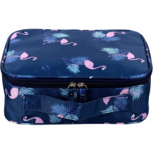 Makeup Case Stand-up Feature Compact Toiletry Bag Organizer for Travel Portable and Lightweight
